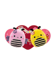 Squishmallows 2-Piece 7.5" Sunny the Yellow Bumblebee + Leonie the Pink Bumblebee Plush Toy Set
