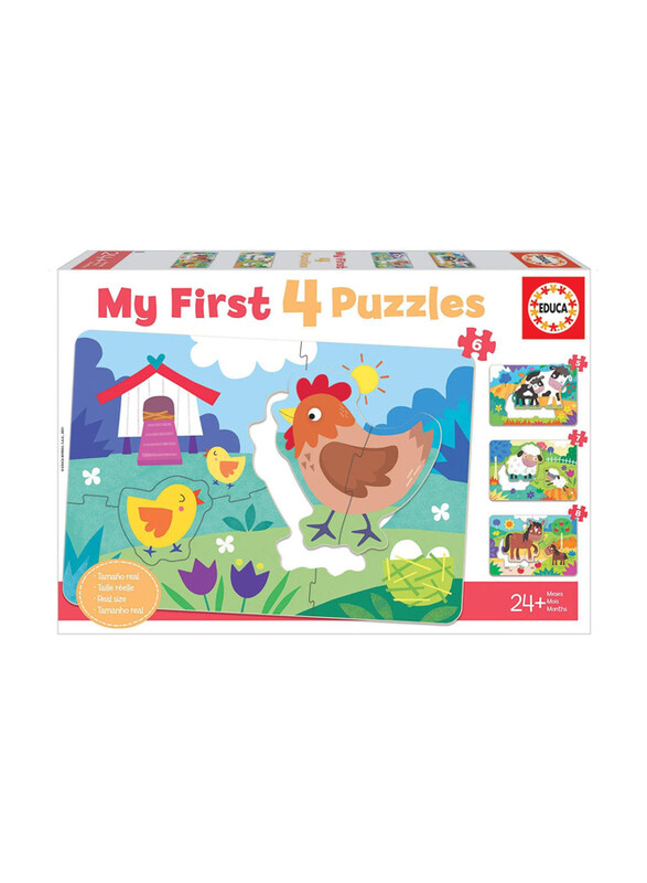

Educa My Farm Mothers & Babies 4 Puzzles, 6-Piece, Multicolour