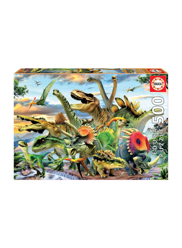 

Educa Dinosaurios Puzzle, 500 Pieces, Multicolour