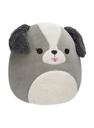 Squishmallows 12-inch Medium Plush Malu Shih-Tzu, Grey