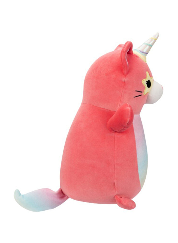 Squishmallows 14-inch Sienna Starry Eyed Caticorn Hugmee Large Plush Toy, Pink