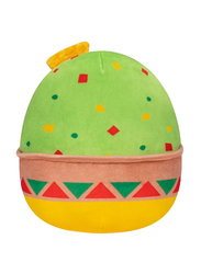 Squishmallows 14-inch Gideon Guacamole Toy, Multicolour