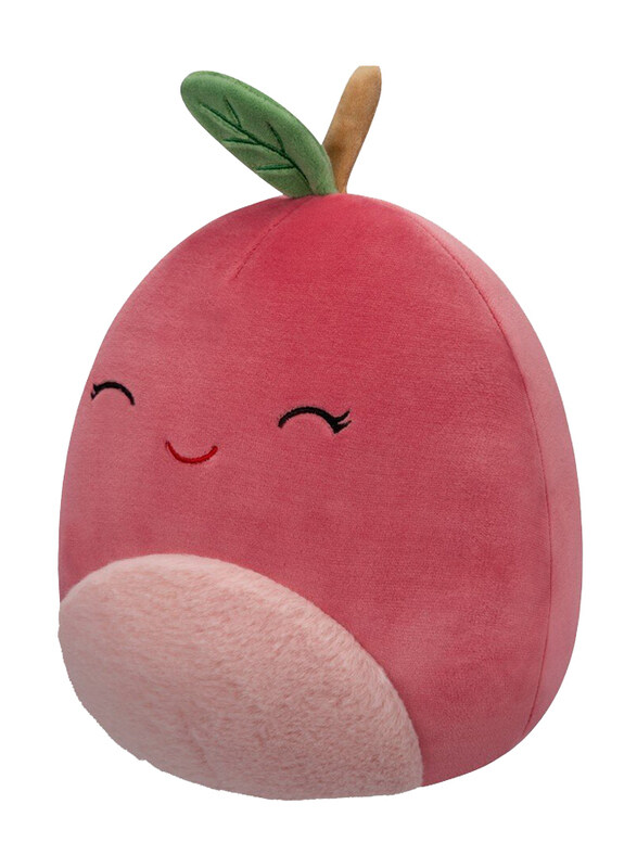 

Squishmallows 7.5-inch Cherry with Closed Eyes & Fuzzy Belly Toy, Red