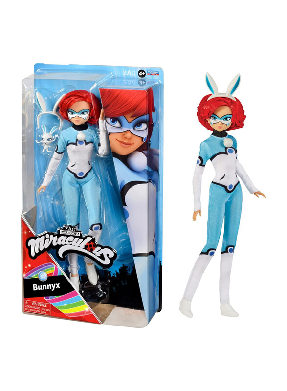 

Miraculous Heroez Bunnyx Fashion Doll, Ages 4+, Blue