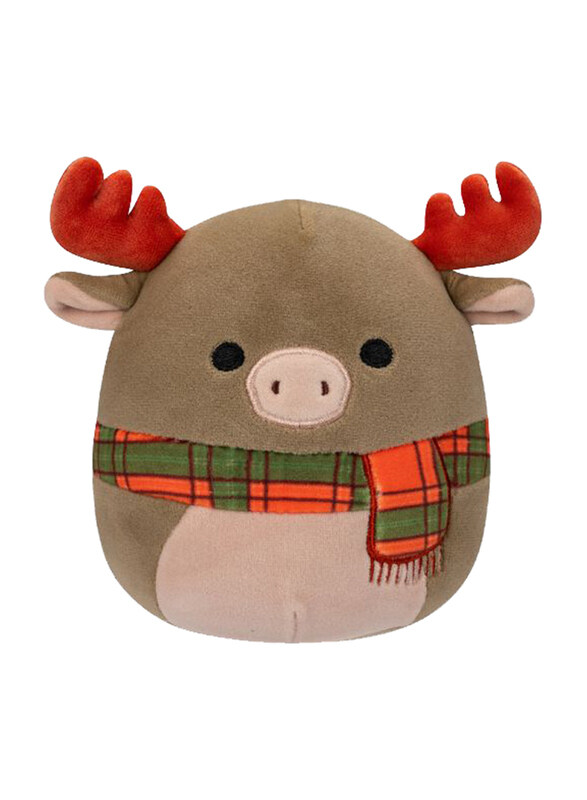 

Squishmallows 7.5-inch Moose with Scarf and Antlers, Orange