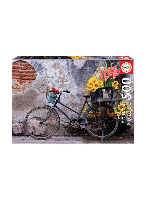 

Educa 500-Piece Bicicleta Con Flores Puzzle, Ages 3+, Multicolour