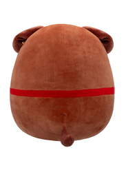 Squishmallows 7.5-inch Sassafras St. Bernard with Neck Barrel Little Plush Toy, Brown