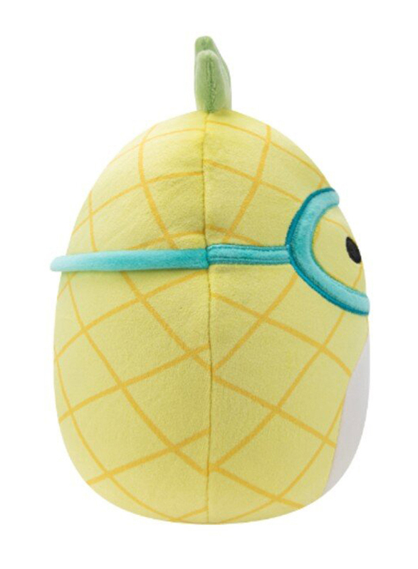 Squishmallows 7.5-inch Maui Pineapple with Scuba Mask Toy, Yellow