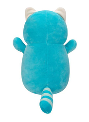 Squishmallows 10-inch Vanessa Panda with Rainbow Belly Hugmee Toy, Teal/Red