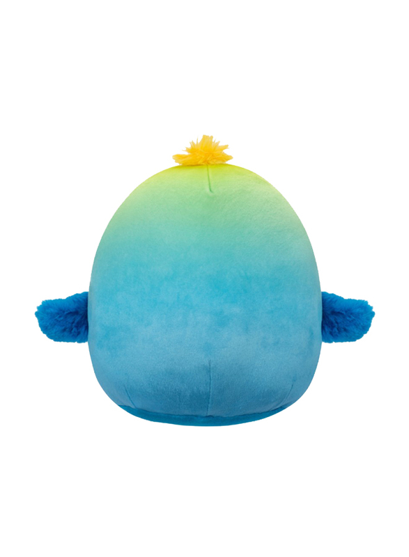 Squishmallows 7.5-inch Little Plush Baptise Macaw, Blue/Yellow