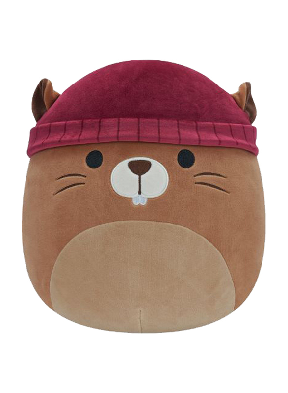 Squishmallows 7.5-inch Beaver in Beanie, Multicolour