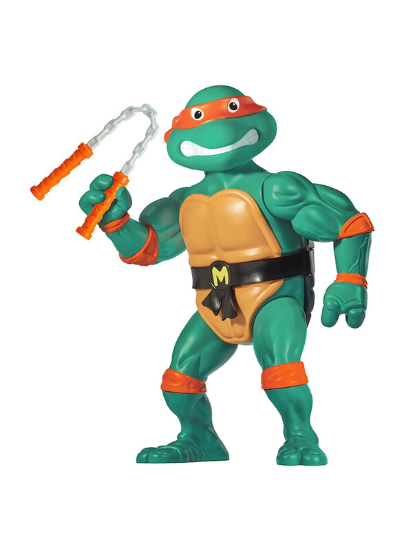 

Teenage Mutant Ninja Turtles 12” Original Classic Michelangelo Giant Figure, Ages 3+