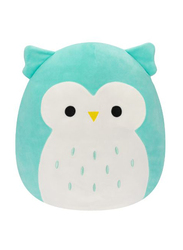 Squishmallows 12-inch Squishmallows Winston Owl, Teal