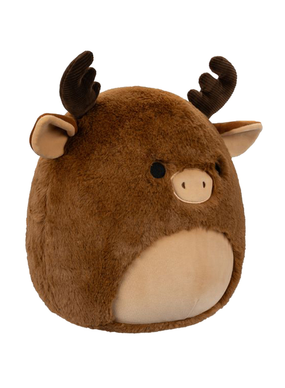 Squishmallows 12-inch Maurice Moose Fuzzamallow Toy, Brown