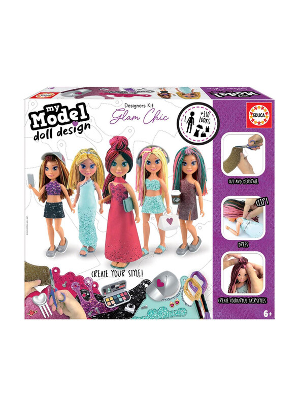 

Educa My Glam Chic Model Doll Design Set, Ages 6+