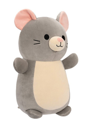 Squishmallows 14-inch Misty Mouse Hugmee Large Plush Toy, Grey