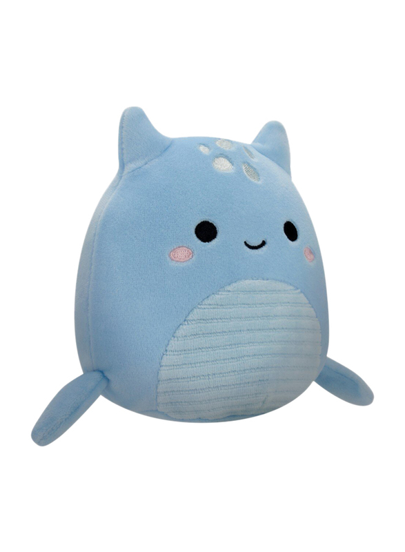 Squishmallows 7.5-inch Lune Loch Ness Monster Toy, Blue