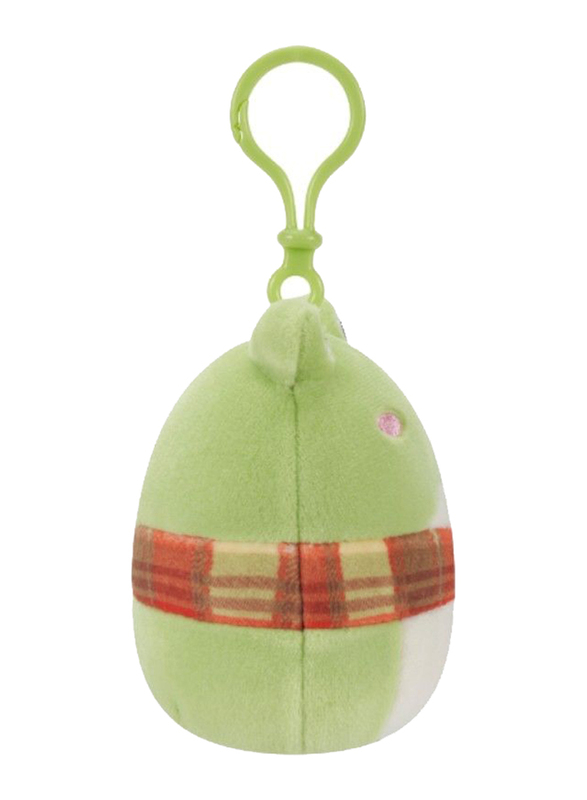 Squishmallows 3.5-inch Wendy Frog with Plaid Scarf, Green