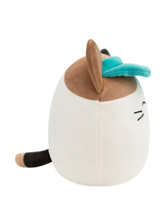 Squishmallows 7.5-inch Cam The Cat with Hat Toy, Multicolour