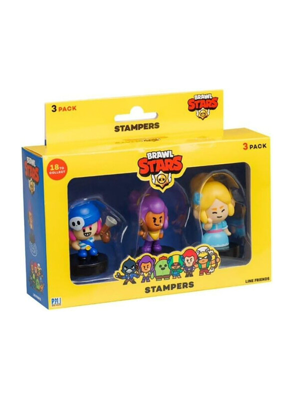 

Brawl Stars S1 Stampers Window Box Set, 3 Pieces, Assorted, Months 18+