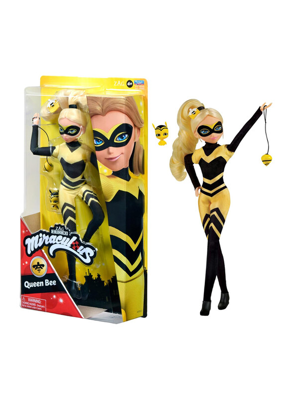 

Miraculous Queen Bee Black Heroez Fashion Doll, Ages 4+