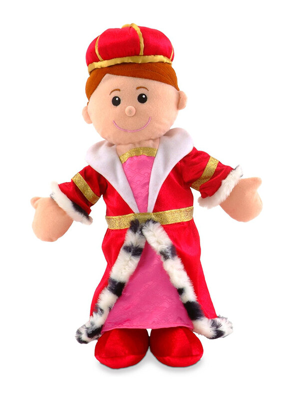 

Fiesta Crafts Hand Puppet Queen, Red