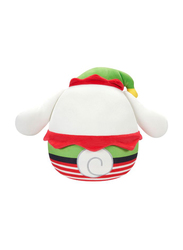 Squishmallows 8-inch Sanrio Christmas Cinnamoroll Elf, Multicolour