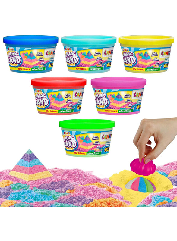 

Craze Magic Sand Can, 6 Piece, Ages 3+