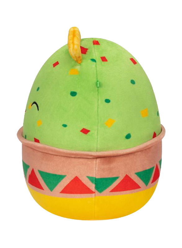 Squishmallows 14-inch Gideon Guacamole Toy, Multicolour