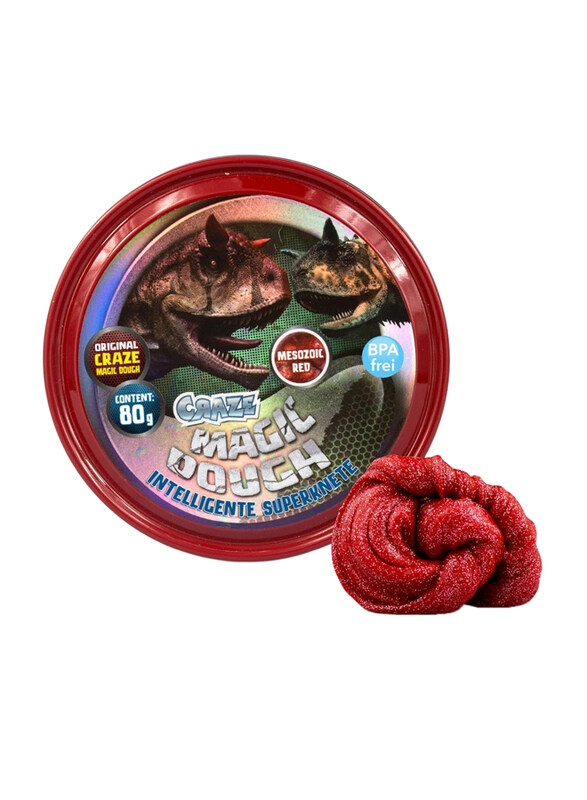 

Craze Dinosaur 3-Fach Magic Dough, Mesozoic Red