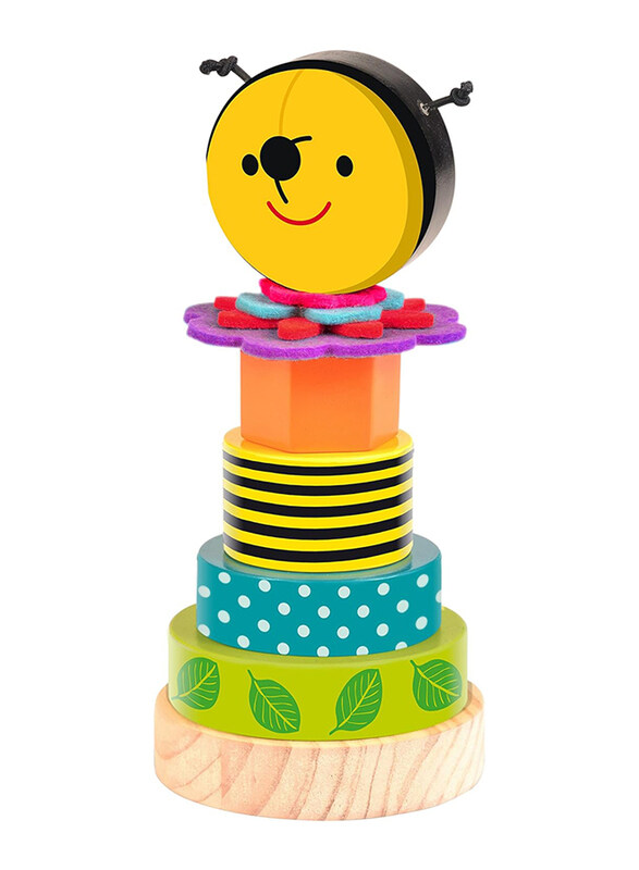 

Fiesta Crafts Set Bee Stacking Rings, Multicolour