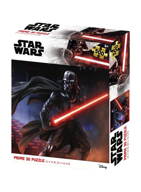 

Prime 3D 500-Piece Star Wars Classic Puzzle, Ages 6+, Multicolour