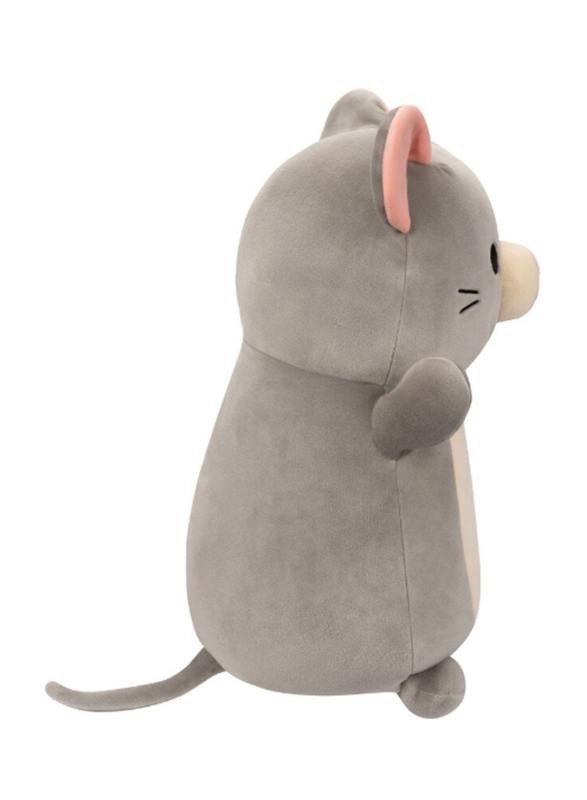 Squishmallows 14-inch Misty Mouse Hugmee Large Plush Toy, Grey