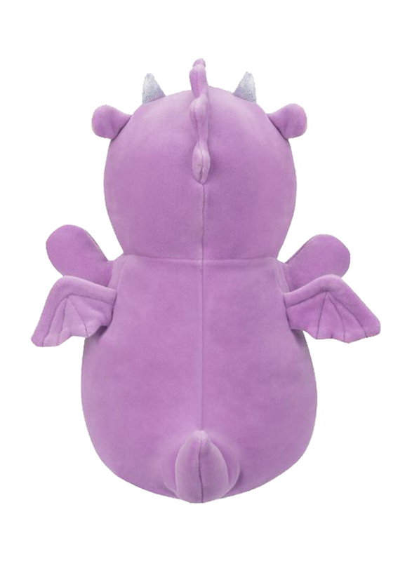 Squishmallows 10-inch Dina Dragon Hugmee Toy, Purple