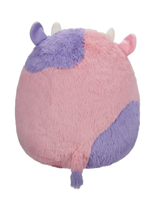 Squishmallows 12-inch Patty Cow Fuzzamallow Toy, Pink/Purple