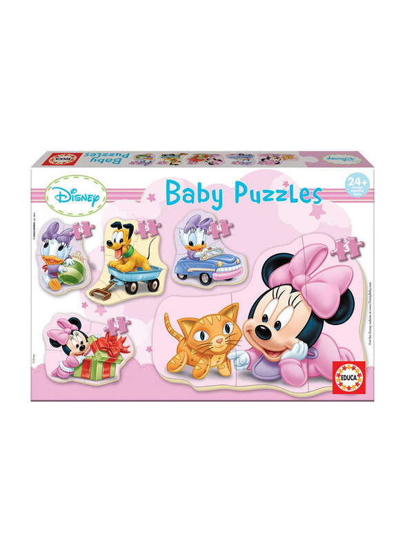 

Educa Baby Puzzles Minnie, 5 Pieces, Multicolour