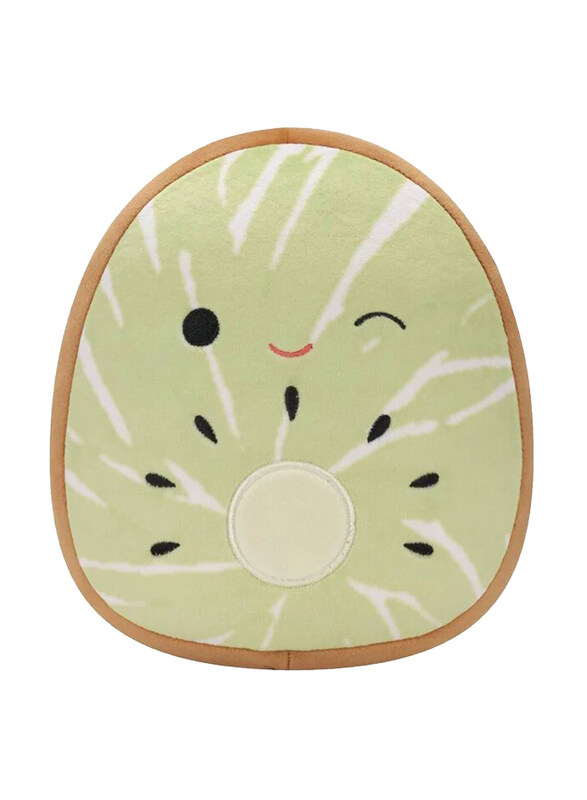 Squishmallows 7.5-inch Kachina Winking Kiwi Toy, Light Green