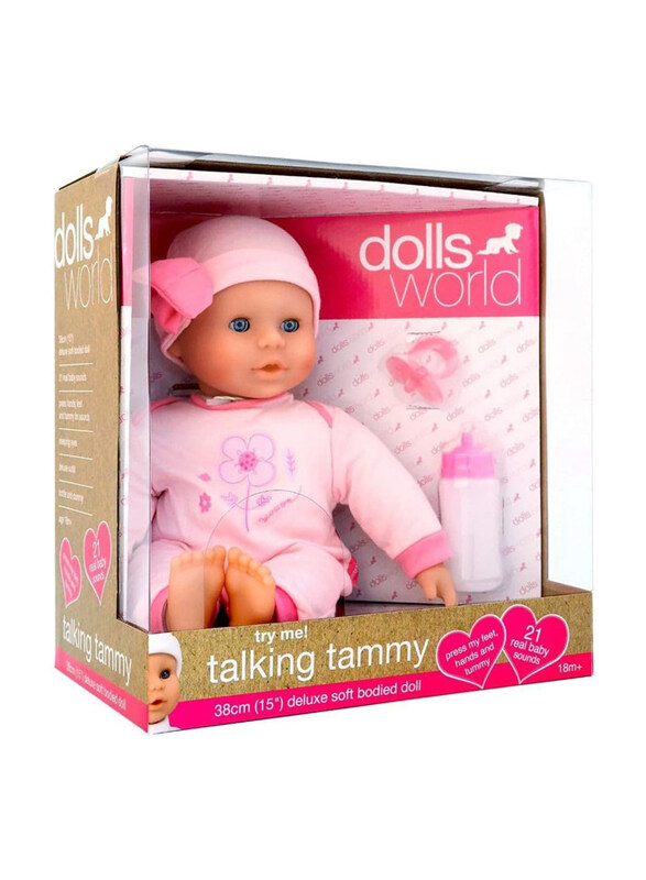 

Dolls World Talking Tammy, Try Me, 38cm, Months 18+