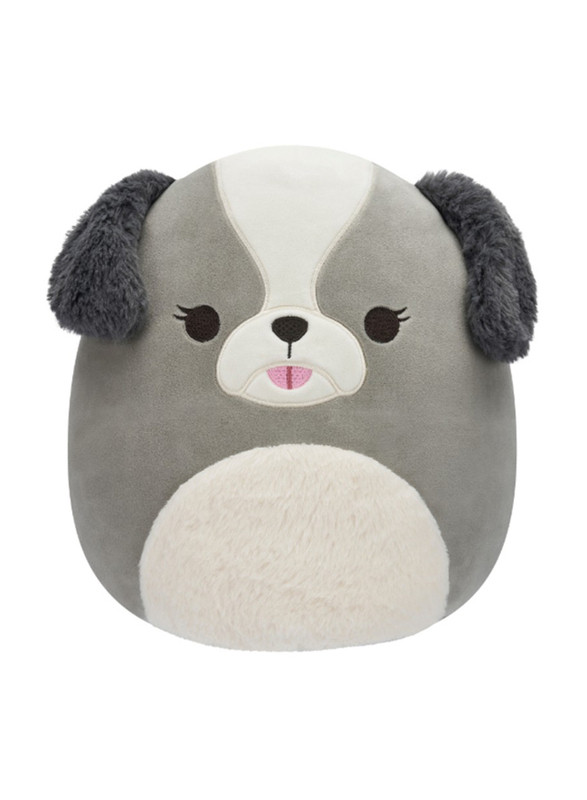 Squishmallows 12-inch Medium Plush Malu Shih-Tzu, Grey