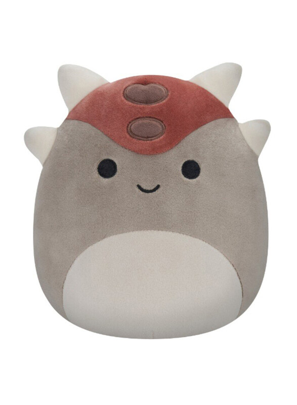 

Squishmallows 7.5-inch Ainhoca Armored Dino Little Plush Toy, Multicolour