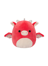 Squishmallows 2-Piece 5-inch Delita Dragon fruit & Baiden Dragon Flipamallows Toy Set, Red/White