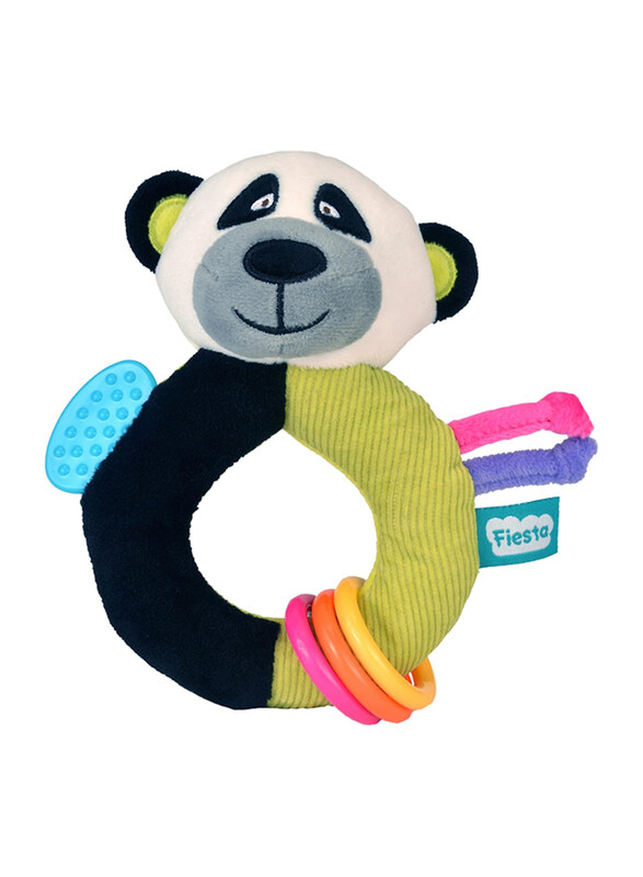 

Fiesta Crafts Panda Ringaling Rattle, Multicolour