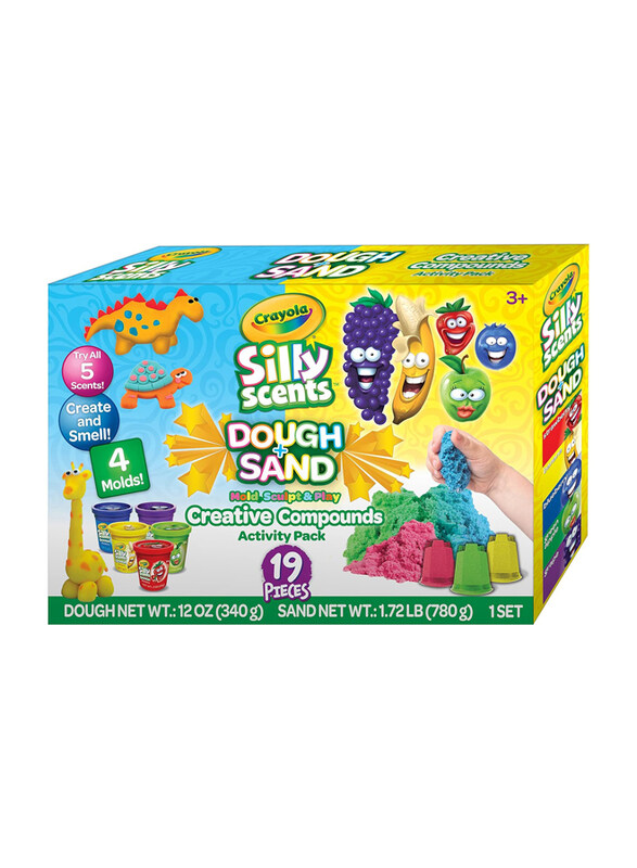 

Crayola Silly Scent Crazy Mould & Craft Set, 19 Pieces, Ages 3+