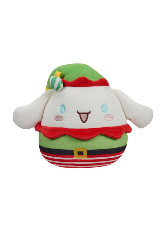 

Squishmallows 10-inch Sanrio Christmas Cinnamoroll Elf Update, Multicolour