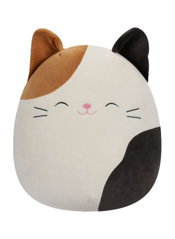 

Squishmallows 12-inch Squishmallows Cam Calico Cat, Brown/White