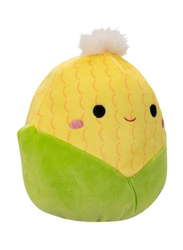 Squishmallows 2-Piece 5-inch Conrad Corn On The Cob & Arnel Popcorn Flipamallows Toy Set, Multicolour