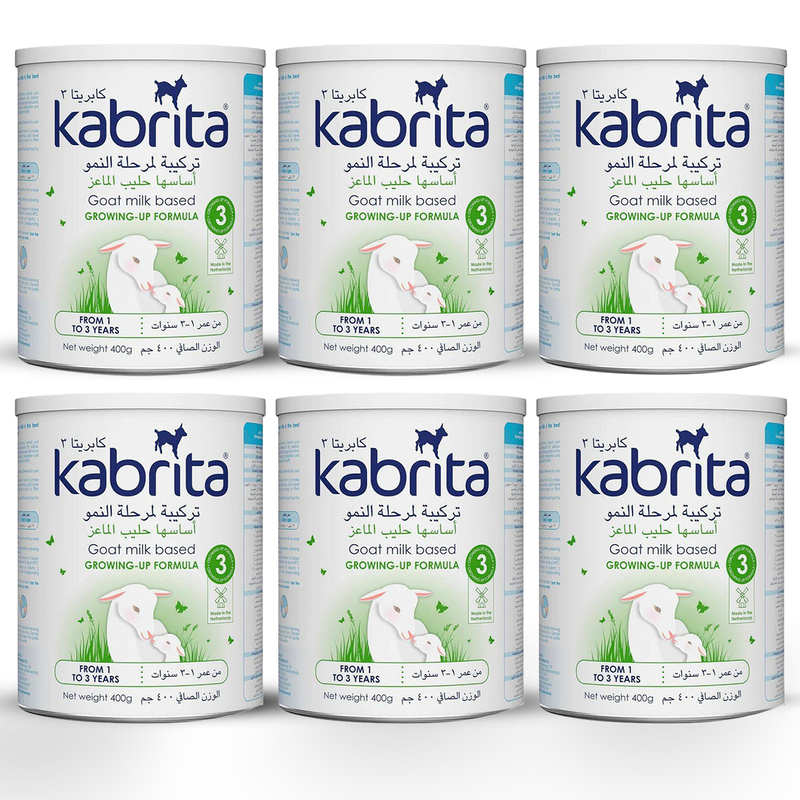 Kabrita 3 Growing Up Formula, 1-3 Years, 6x400g