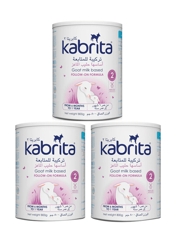 

Hipp Kabrita 2 Follow-Up Milk, 6-12 Months, 3 x 400g
