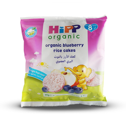HiPP Organic Hipp Organic Blueberry Rice Cakes 30g