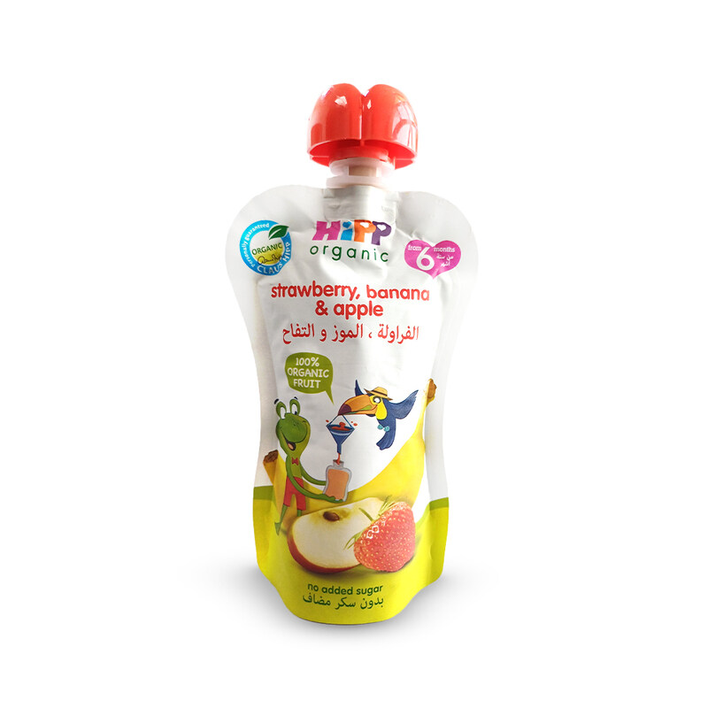 HiPP Organic Hipp Strawberry Banana & Apple 100g